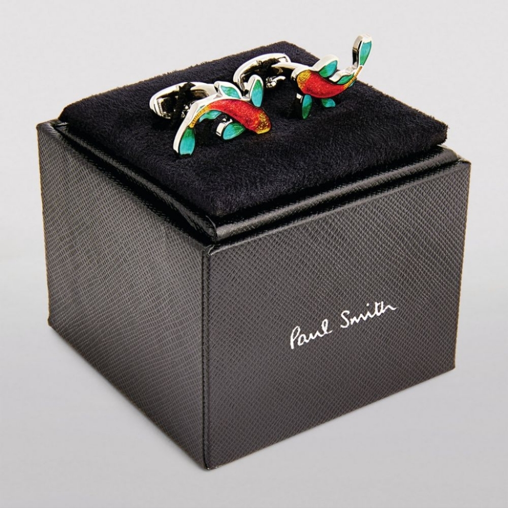 PAUL SMITH Red Japanese Koi Fish Carp Cufflinks *BRAND NEW W/TAGS* 🐟🐠🐟